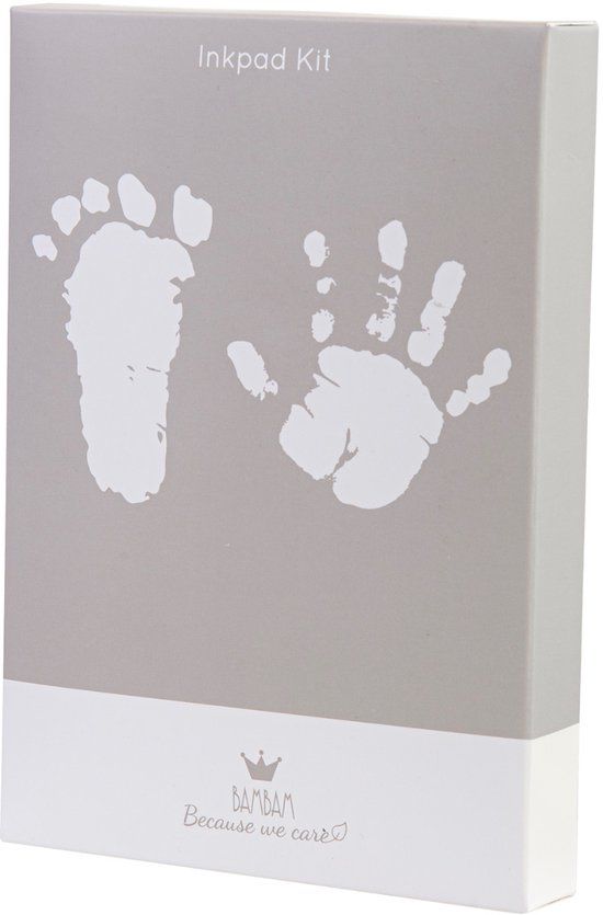 BAMBAM Inkt afdruk set voor baby handje of voetje