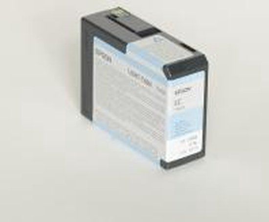 Epson T580 Light Cyan Ink Cartridge - 80ml - C13T580500