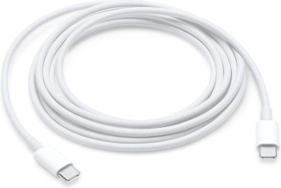 Zedar USB-C Oplaadkabel 3 meter - Zedar - USB-C naar USB-C - Grijs/Wit