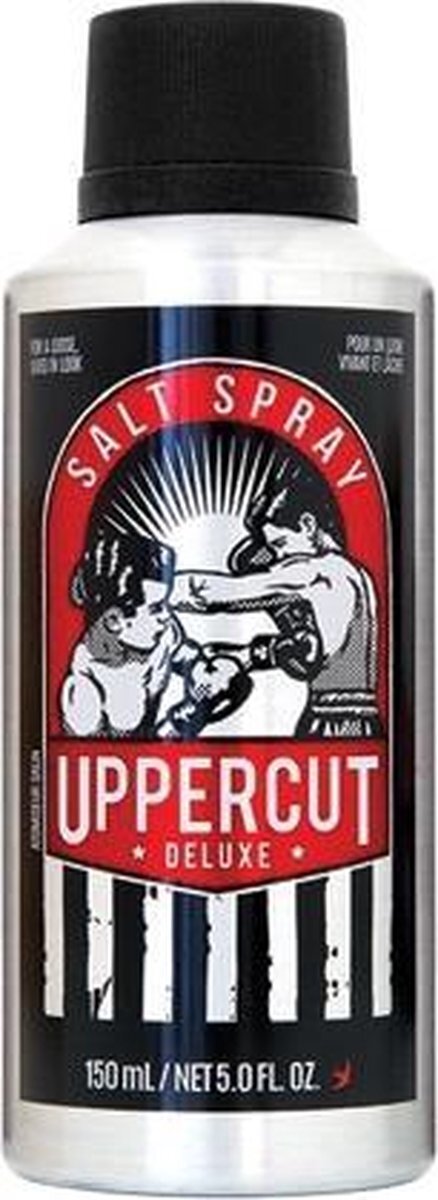 Uppercut Deluxe Hair Salt Spray For Men Pre Hair Styling Primer Spray With A Light Hold And Natural Finish Suitable For All Hair Types - Citrus and Wood Fragrance 150ml