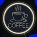 Neon Lamp - Coffee - Dimmable - Incl. Hanging Brackets - Neon Sign - Neon Lighting - Neon LED Lamp - Wall Lamp