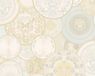 A.S. Création Versace 3 Vliesbehang 1005 cm x 70 cm Creme Metallic Wit