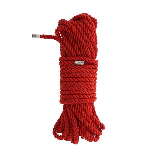 Blaze Deluxe bondagetouw 10 meter - rood - polyester