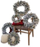 LOBERON Krans set van 5 Ellaria groen/wit