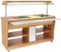 Vogue Buffalo warmhoud buffetmeubel Licht hout