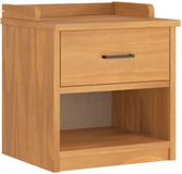 vidaXL Gangbankje SANDNES 45x40x50 cm massief grenenhout
