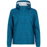 Protest PRTFleur – Regenjas Dames – Tijgerprint – Capuchon – Zwart