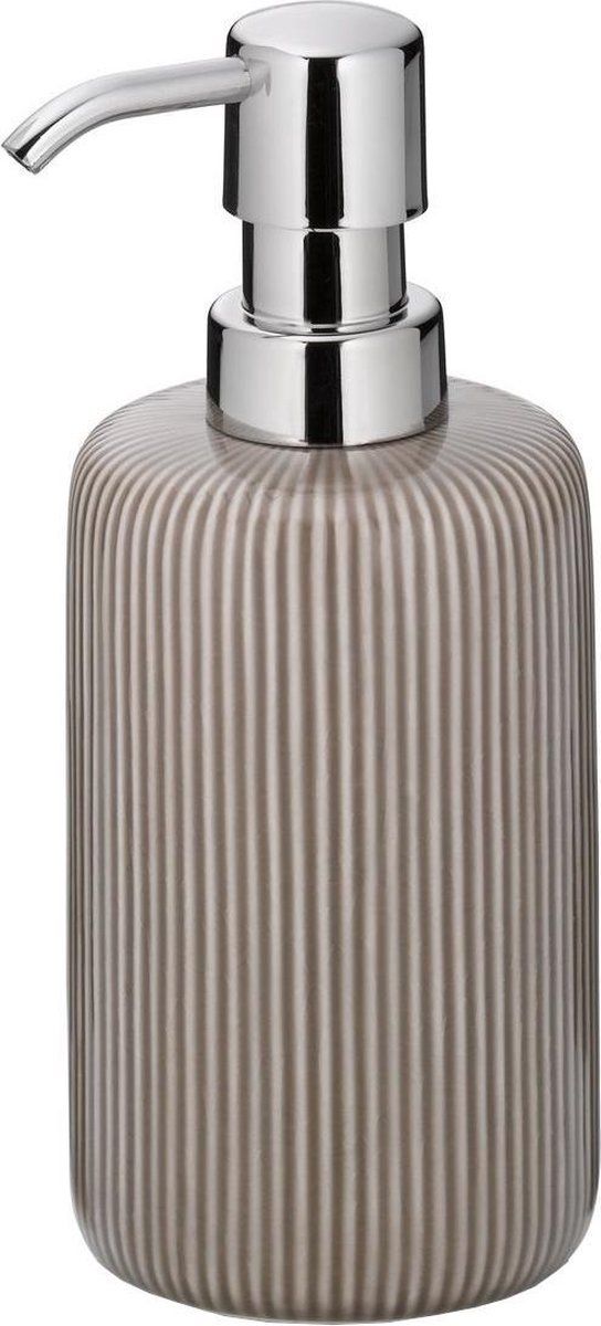 Kela Ava Zeepdispenser - 350 ml - Keramiek - Grijs