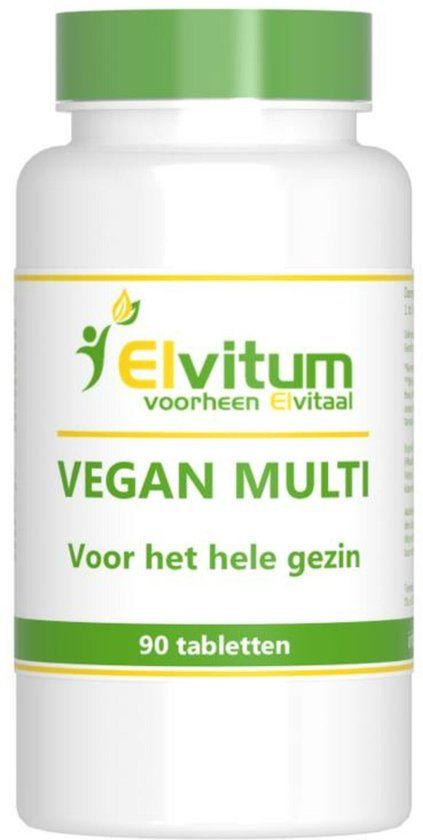 Elvitum How2behealthy Vegan Multi - 90 tabletten