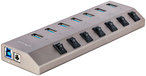 StarTech.com 7-Port USB-C Hub - USB 3.0, Self-Powered, with Individual On/Off Switches