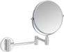 Amazon Basics Make-upspiegel voor wandmontage, rond, vergroting 1x/5x, 32,5 x 25,4 cm (l x b), verchroomd