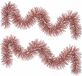 Kaemingk B.V. Guirlandes de Noël - 4x - Rose clair - Lametta en aluminium - 10 x 270 cm