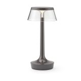 Flos Bon Jour Unplugged Lampe de Table Gris Tempête