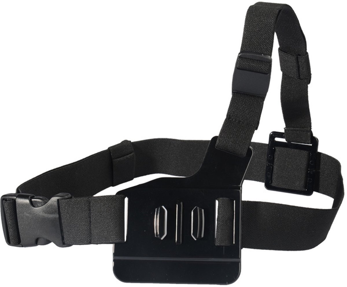 - Chest Strap Single Shoulder 3-punts Borstband voor GoPro Hero Action Cam