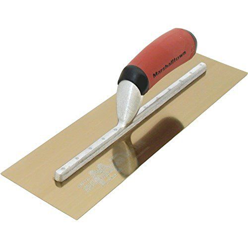 Marshalltown MXS73GSD 14 x 4 3/4 GS Troffel - Gebogen DuraSoft Handvat, Goud