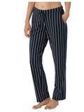 Schiesser Lange Broek Mix + Relax Dames Pyjamabroek - donkerblauw