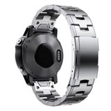 Strap-it Titanium Bandje - Zilver - Garmin Fenix 5 / 6