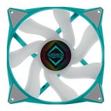 Iceberg Thermal IceGALE ARGB PC-ventilator Turquoise Incl. RGB-verlichtingsbesturing