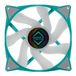 Iceberg Thermal IceGALE ARGB PC-ventilator Turquoise Incl. RGB-verlichtingsbesturing
