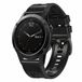 By Qubix Qubix - Geschikt voor Garmin bandje - 22mm Quickfit - leer + siliconen bandje - Zwart - Geschikt voor Garmin Tactix 8 - 47mm