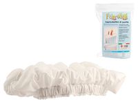 Home Uittrekbare tapijtafdekking van witte stof, van 50 tot 115 cm, medium