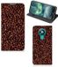 Nokia 3.4 Flip Style Cover Grains de café