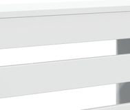 vidaXL Radiatorombouw 104x20x82 cm bewerkt hout wit