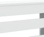 vidaXL Radiatorombouw 104x20x82 cm bewerkt hout wit
