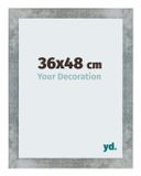yd. Puzzle lijst 36x48 cm - Fer brossé