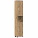 vidaXL Badkamerkast - set - TULUM - Artisan Eiken - 37 x 31,5 x 203 cm