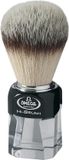 Brocha Omega Hi-Brush scheerkwast - Synthetisch haar - Plexiglas handvat - Zwart