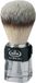 Brocha Omega Hi-Brush scheerkwast - Synthetisch haar - Plexiglas handvat - Zwart