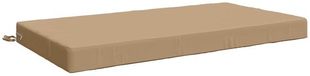 vidaXL Zitkussen SOEST 100% Polyester Zand 120 x 80 x 10 cm
