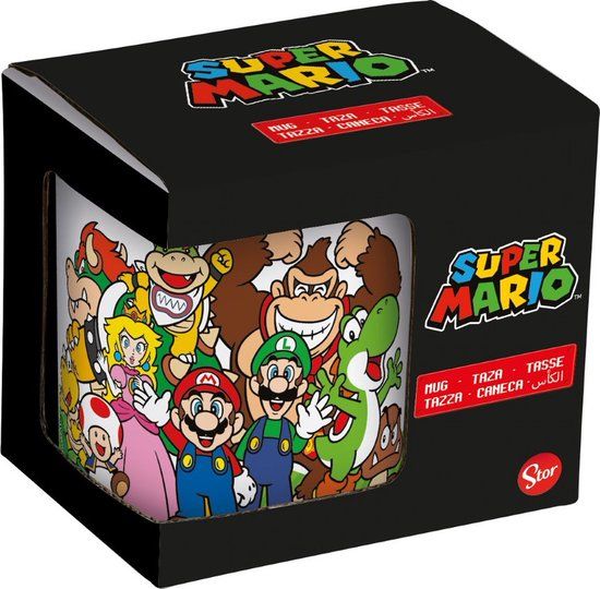 Super Mario Ceramic Mug - 325ml - Gift Box