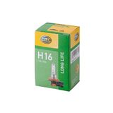 HELLA 8GH 186 996-001 Gloeilamp - H16 - Long Life up to 3x longer lifetime - 12V - 19W - Type grondplaat: PGJ19-3 - Doos - Aantal: 1