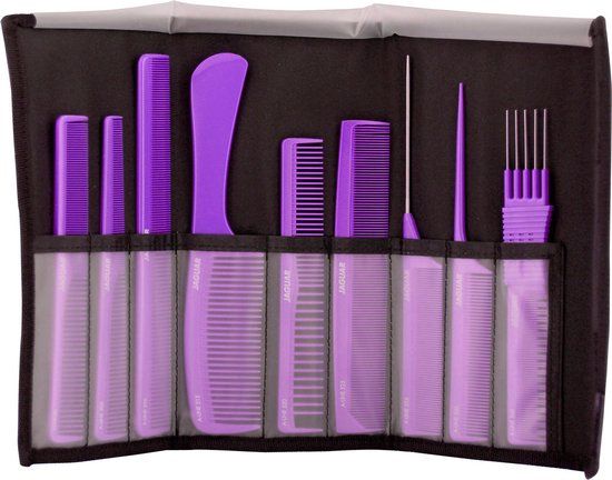 Jaguar A-Line 9 delig kammenset incl. etui Metallic