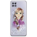 ERT GROUP Samsung A22 5G hoes - Origineel Disney-motief en officieel gelicentieerd product Anna 001 - Perfecte pasvorm aangepast aan de vorm van de mobiele telefoon, gedeeltelijk transparant
