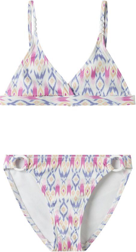 NAME IT NKFZIZZA BIKINI - Meisjes - Badpakken - Gebloemd - Paars