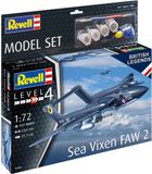 Revell Maquette Véhicules militaires - 63866 Sea Vixen FAW 2 - 70th Anniversary - Model Set Plastique - 1:72 - Maquette