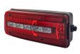 HELLA 2VD 012 381-011 Achterlicht - Truck Full LED - 24V - Opbouw/geschroefd - Helder/rood - 500mm kabel - DIN Bajonett stekker