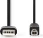 Nedis CCGT60100BK20 USB-kabel 2m Zwart