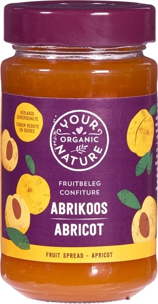 Your Organic Nature Fruitbeleg abrikoos bio 250 gram