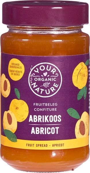 Fruitbeleg abrikoos bio 250 gram