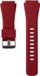 Strap-it Bracelet de montre connectée en silicone - Convient pour Samsung Galaxy Watch 4 Classic 42mm - Bordeaux