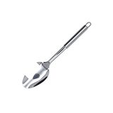 Fackelmann Elemental Kooklepel, Opscheplepel voor levensmiddelen, elegante soeppop, roestvrijstalen lepel voor sauzen, kooklepel en buisvormig handvat, 32 cm, 1 stuk
