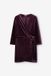 Sissy-Boy - Donkerrode velvet overslag jurk