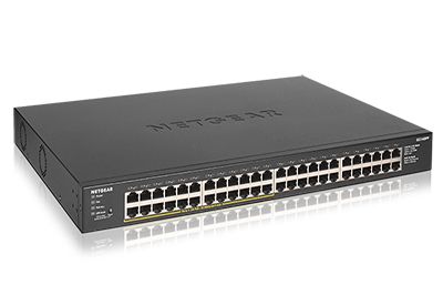 NETGEAR GS348PP - 48-Port Gigabit Ethernet PoE+ Unmanaged Switch - Black