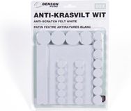 Benson Antikrasvilt - Wit - 80 stuks