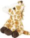Ravensden Pluche giraffe - knuffel sleutelhanger - 10 cm - bruin