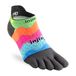 Injinji RUN LIGHTWEIGHT NO-SHOW SPECTRUM SPRINKLES L